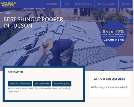 website thubmnail of Westcoastroofingaz