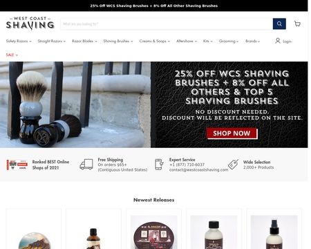 website thubmnail of WestCoastShaving