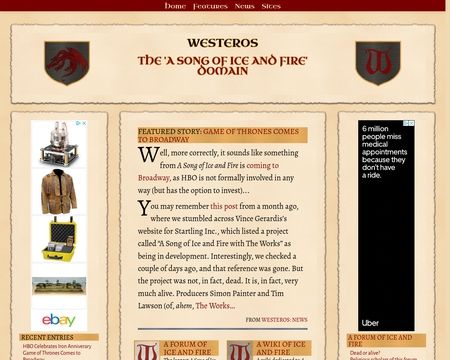 website thubmnail of Westeros.org