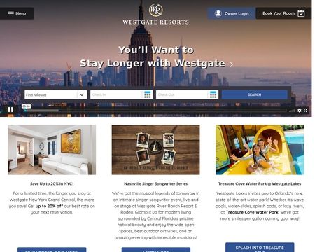 website thubmnail of Westgate Resorts