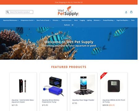 website thubmnail of We Supply Pet
