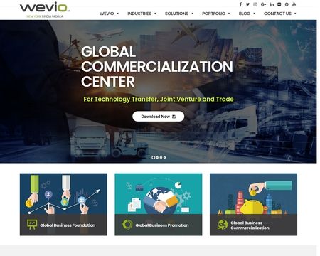 website thubmnail of Wevio