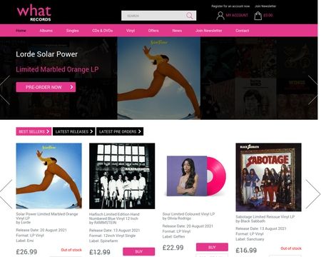 website thubmnail of What Records