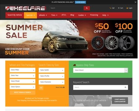 website thubmnail of Wheelfire