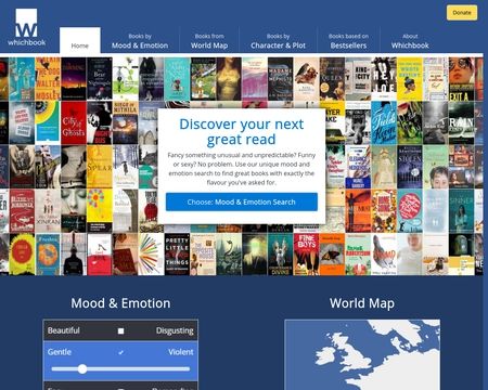 website thubmnail of Whichbook