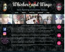 Thumbnail of Whiskers and Wings Face Painting