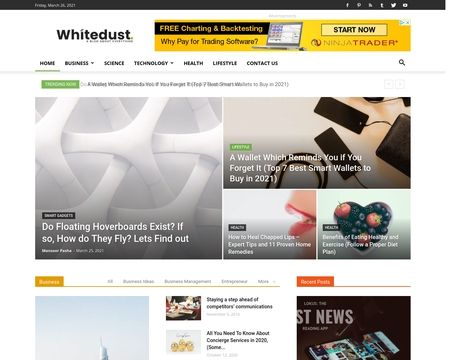 website thubmnail of Whitedust