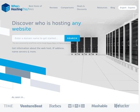 website thubmnail of Who Is Hosting This