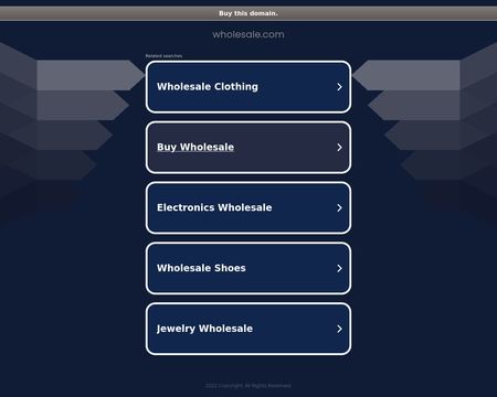 website thubmnail of Wholesale.com