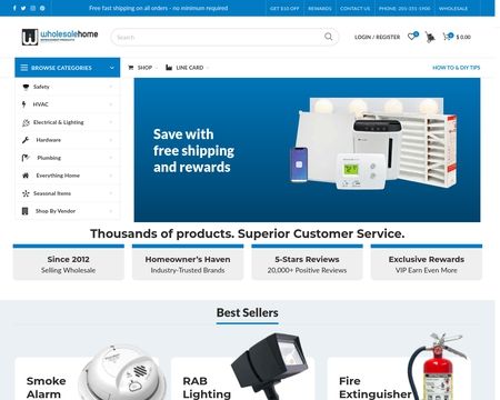website thubmnail of Wholesale Home Improvement