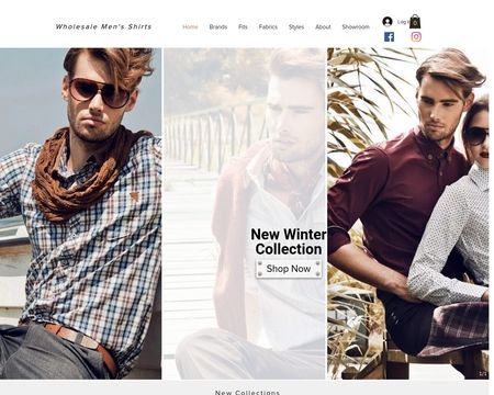 website thubmnail of WholesaleMensShirts.net