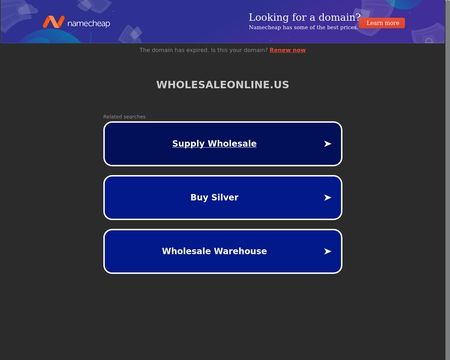 website thubmnail of Wholesaleonline.us