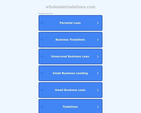 website thubmnail of Wholesale Tradelines