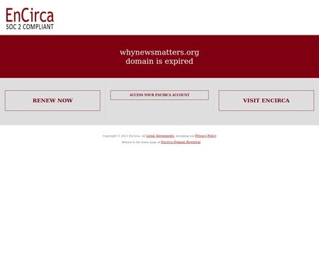 website thubmnail of Why News Matters
