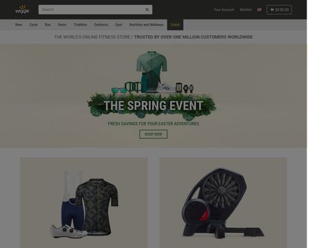 website thubmnail of Wiggle.com