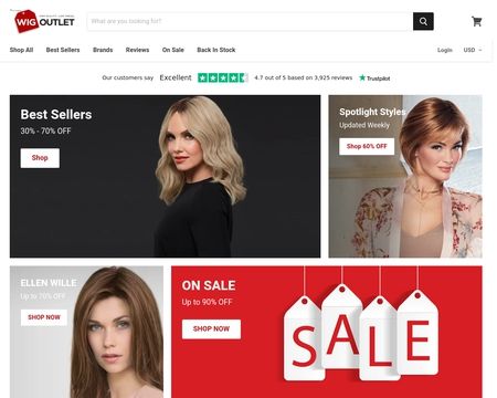 website thubmnail of WigOutlet