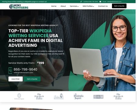 website thubmnail of Wiki Advisers