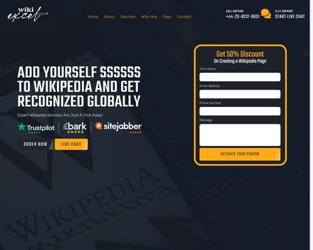 website thubmnail of Wikiexcel.co.uk