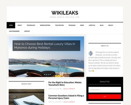 website thubmnail of Wikileaks.info