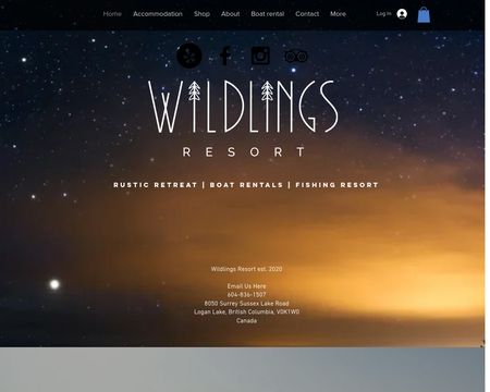 website thubmnail of Wildlingsresort