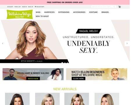 website thubmnail of Wilshire Wigs