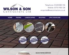 Thumbnail of Wilsonandsoncontractors.co.uk