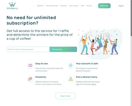 website thubmnail of Winberry.pro