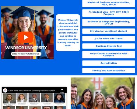 website thubmnail of Windsor University