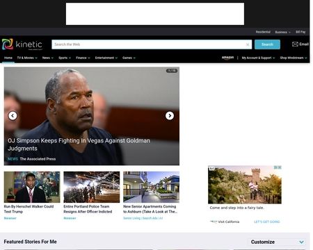 website thubmnail of Windstream.net