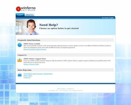 website thubmnail of Winferno