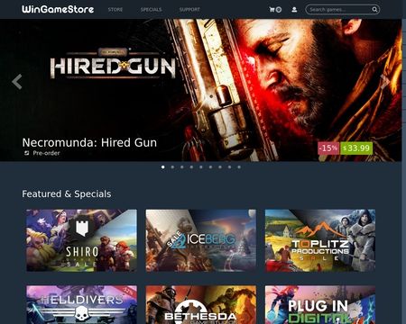 website thubmnail of WinGameStore