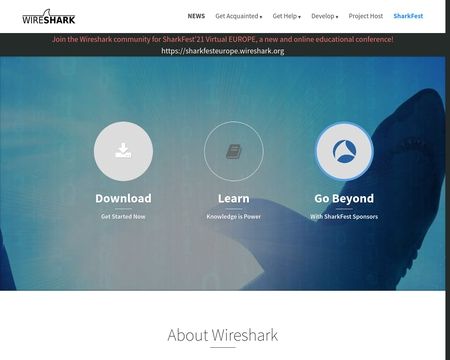 website thubmnail of Wireshark.org