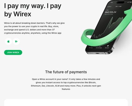 website thubmnail of Wirex