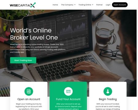 website thubmnail of Wisecapitalx