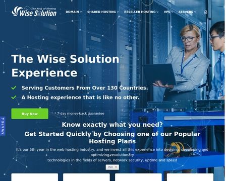 website thubmnail of WiseSolution