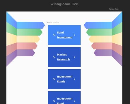 website thubmnail of Wishglobal.live