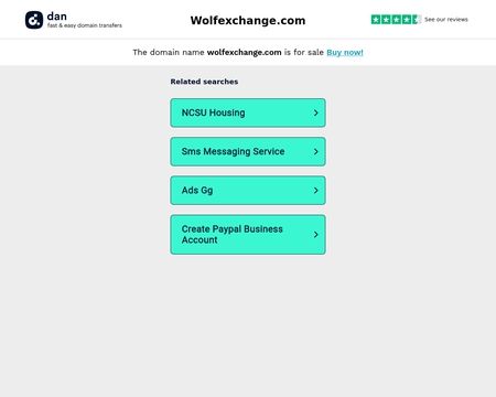 website thubmnail of Wolfexchange