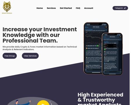 website thubmnail of Wolfxsignals