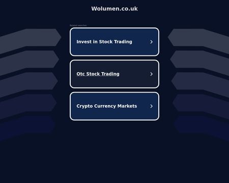 website thubmnail of Wolumen.co.uk