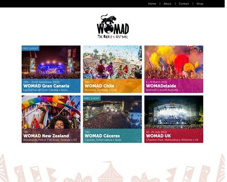 website thubmnail of Womad.org
