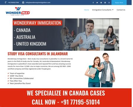 website thubmnail of Wonder Way Immigration