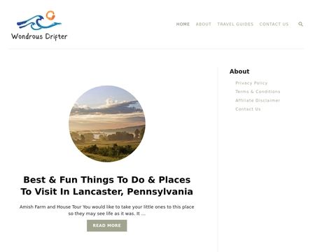 website thubmnail of Wondrousdrifter