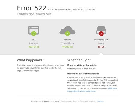 website thubmnail of Wonnieshop