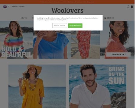 website thubmnail of WoolOvers