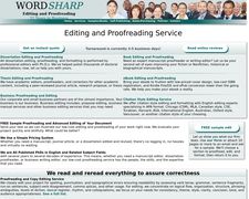 WordSharp Editing and Proofreading