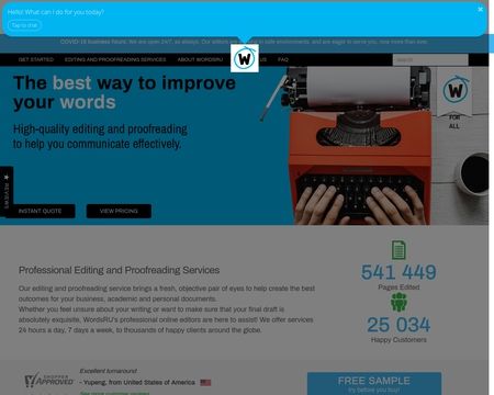 website thubmnail of WordsRU