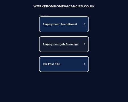 website thubmnail of Workfromhomevacancies.co.uk