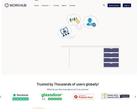 website thubmnail of Workhub.ai