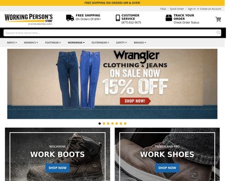 website thubmnail of Working Person's Store