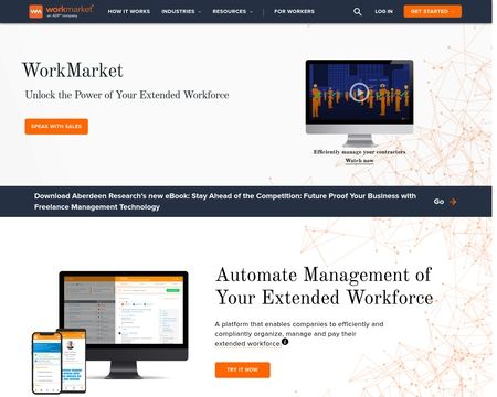 website thubmnail of WorkMarket